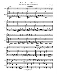 Juanito's Theme and 12 Variations: Juanito's Theme and 12 Variations by Juan Davila