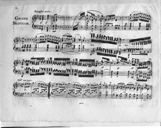 Grand Septet in E Flat Major, Op.25: Piano part by Ferdinand Ries