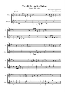 This Little Light Of Mine By Folklore Sheet Music On Musicaneo