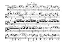 Six Easy Pieces for Piano Four Hands, J.9–14 Op.3: No.1 Sonatina by Carl Maria von Weber