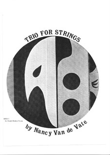 Trio for Strings: Score by Nancy Van de Vate