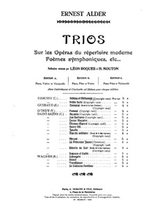 Pelléas et Mélisande, L.88: For piano trio by Claude Debussy