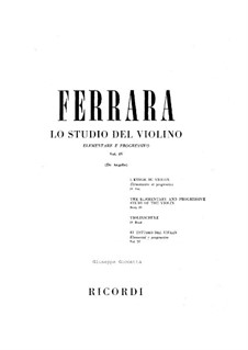 Elementary and Progressive Violin School: Volume IV by Bernardo Ferrara