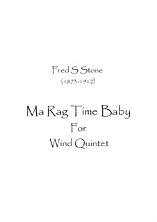 Ma Ragtime Baby: Ma Ragtime Baby by Fred S Stone