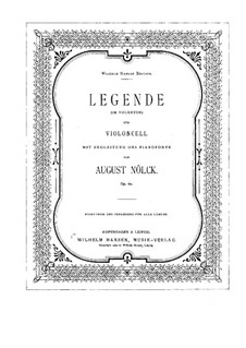 Legend, Op.60: Cello part by August Nölck