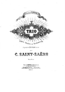 Septet in E Flat Major, Op.65: Version for piano trio by Camille Saint-Saëns