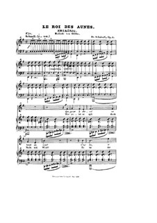 Erlkönig (Forest King), D.328 Op.1: Piano-vocal score by Franz Schubert