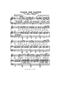 Lob der Tränen (In Praise of Tears), D.711 Op.13 No.2: Piano-vocal score by Franz Schubert