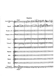 No.1-3: Full score by Wolfgang Amadeus Mozart