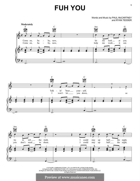 Fuh You: Fuh You by Paul McCartney, Ryan B Tedder