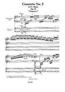 Fragments: Movement I. Version for two pianos four hands by Ludwig van Beethoven