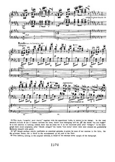 Fragments: Movement III. Version for two pianos four hands by Ludwig van Beethoven