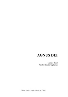 Agnus Dei: For SA Choir and piano/organ by Georges Bizet