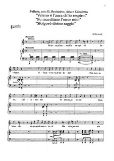 Poliuto: Recitativo, Aria e Cabaletta di Poliuto by Gaetano Donizetti