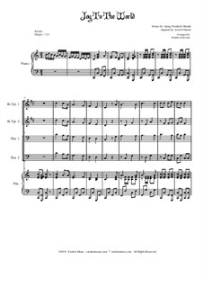 Ensemble version: For brass quartet and piano - alternate version by Georg Friedrich Händel