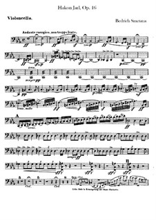 Hakon Jarl, B.118 T.82 Op.16: Cellos part by Bedřich Smetana