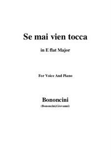 Calpurnia: Se mai vien tocca (E flat Major) by Giovanni Battista Bononcini