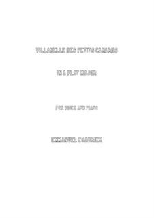 Villanelle des petits canards: A flat Major by Emmanuel Chabrier