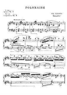 Polonaise in G Sharp Minor, B.6 KK IVa/3: For piano by Frédéric Chopin