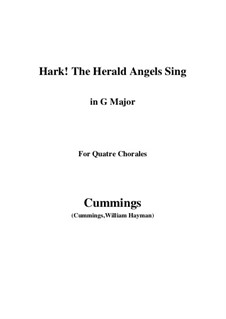 Vocal version: For quatre chorales (G Major) by Felix Mendelssohn-Bartholdy