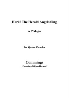 Vocal version: For quatre chorales (C Major) by Felix Mendelssohn-Bartholdy