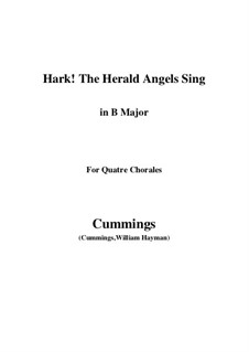 Vocal version: For quatre chorales (B Major) by Felix Mendelssohn-Bartholdy