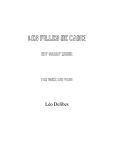 Les filles de Cadix: F sharp minor by Léo Delibes