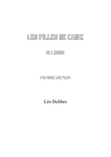 Les filles de Cadix: A minor by Léo Delibes