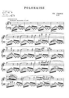 Andante spianato and Grand Brilliant Polonaise, Op.22: For piano by Frédéric Chopin
