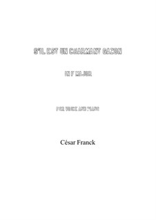 S'il est un charmant gazon: F Major by César Franck