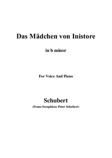 Das Mädchen von Inistore (The Maid of Inistore), D.281: B minor by Franz Schubert