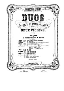 Six Duos for Two Violins, Op.2: Violin II part by Pierre Rode