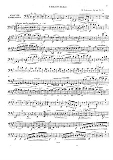 Three String Quartets, Op.41: Quartet No.3 – cello part by Robert Schumann