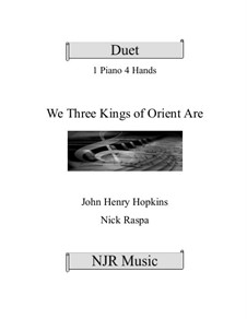 Piano version: For four hands by John H. Hopkins Jr.