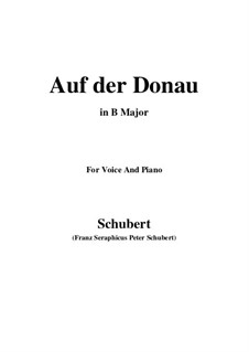 Auf der Donau (On the Danube), D.553 Op.21 No.1: B Major by Franz Schubert