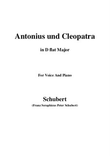 Antonius und Cleopatra: D flat Major by Franz Schubert