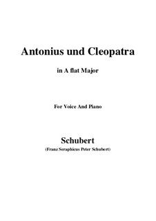 Antonius und Cleopatra: A flat Major by Franz Schubert