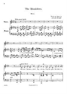 The Bandolero: For bass and piano by Leslie Stuart