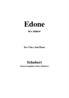 Edone, D.445: C minor by Franz Schubert