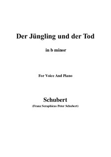 Der Jüngling und der Tod (The Youth and Death), D.545: B minor by Franz Schubert