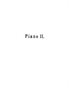 Tamara: For two pianos eight hands – piano II part by Mily Balakirev