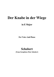 Der Knabe in der Wiege (The Infant in the Cradle), D.579: E Major by Franz Schubert