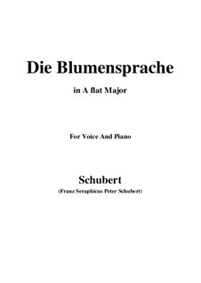Die Blumensprache (The Language of Flowers), D.519: A flat Major by Franz Schubert
