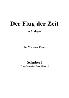 Der Flug der Zeit (The Flight of Time), D.515 Op.7 No.2: A Major by Franz Schubert