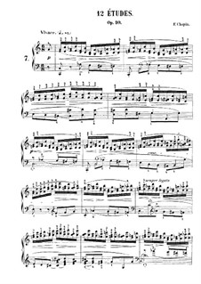 No.7 in C Major: For piano (with fingering) by Frédéric Chopin