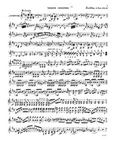 La dame blanche (White Lady): Overture, for string quartet – violin II part by Adrien Boieldieu