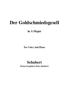 Der Goldschmiedsgesell (The Goldsmith's Apprentice), D.560: A Major by Franz Schubert