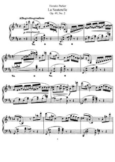 Three Characteristic Pieces, Op.49: No.2 La Sauterelle by Horatio Parker