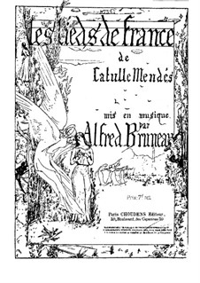 Les lieds de France: Complete set by Alfred Bruneau