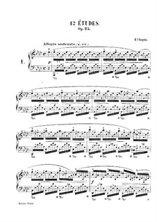 No.1 in A Flat Major: For piano by Frédéric Chopin